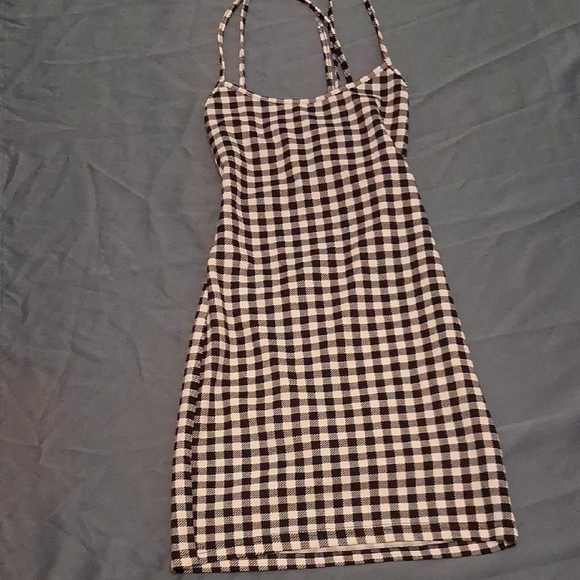 Dresses & Skirts - Black and White Checkered Dress
